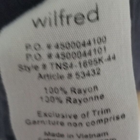 Wilfred Reve Short Sleeve Crochet Hem Top – Grey, S - Picture 5 of 6